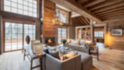Chalet with art in Megeve
