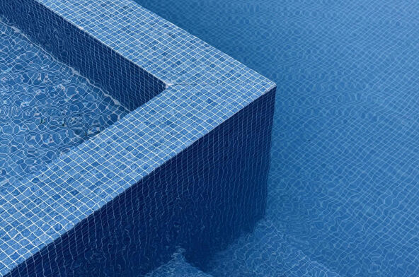 A private pool by the beach