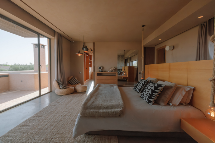Villa rose des sables