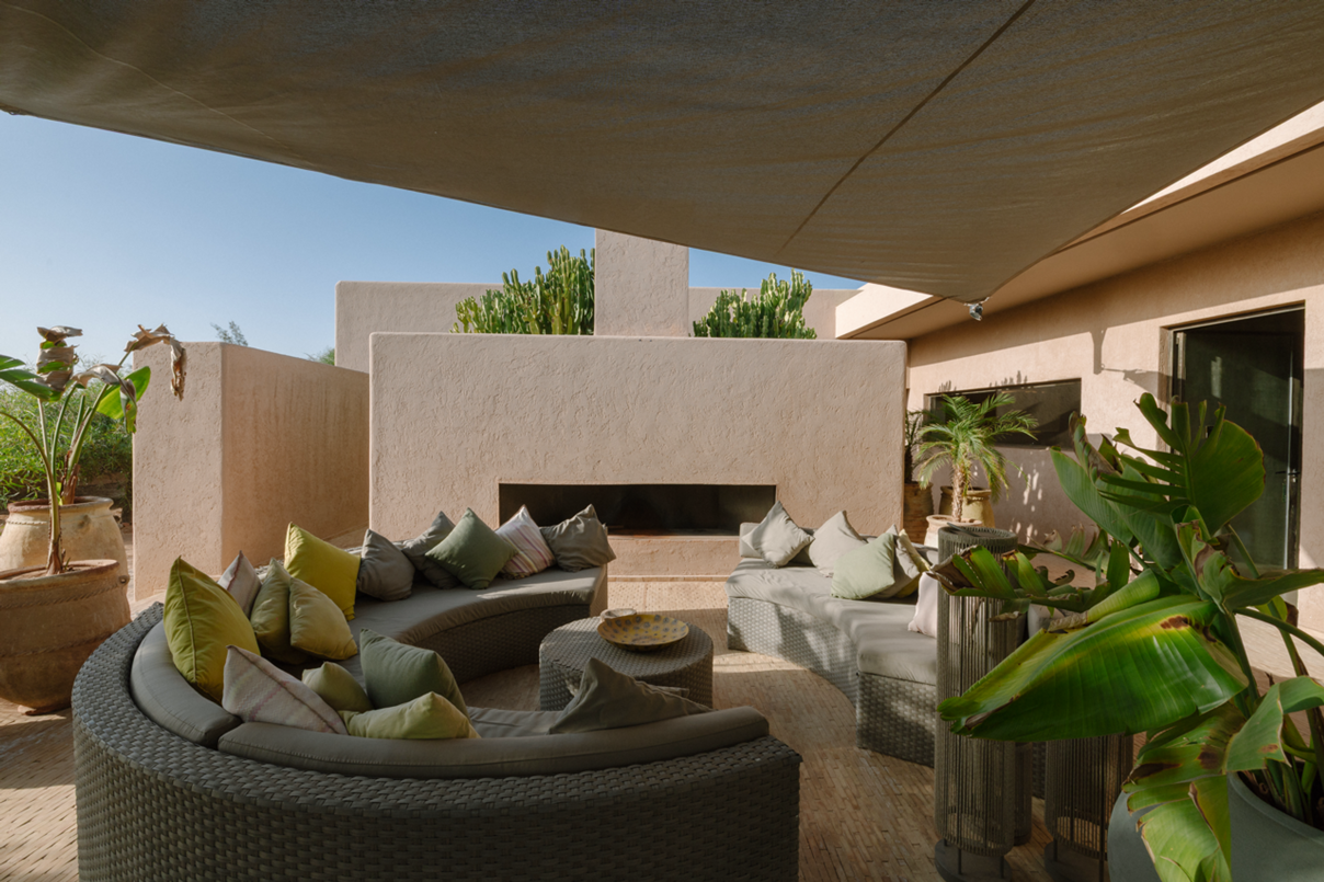 Villa rose des sables