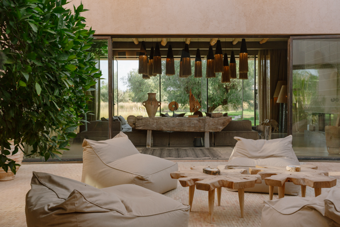 Villa rose des sables