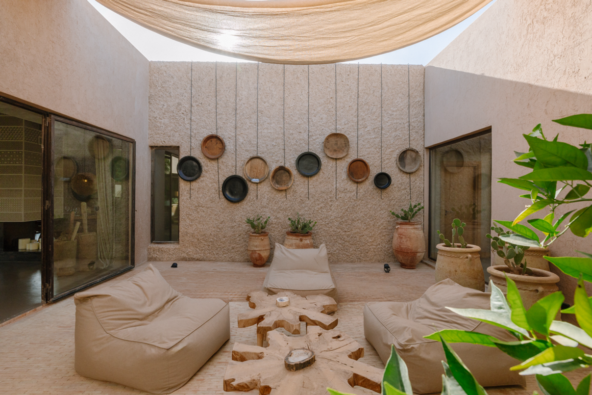 Villa rose des sables