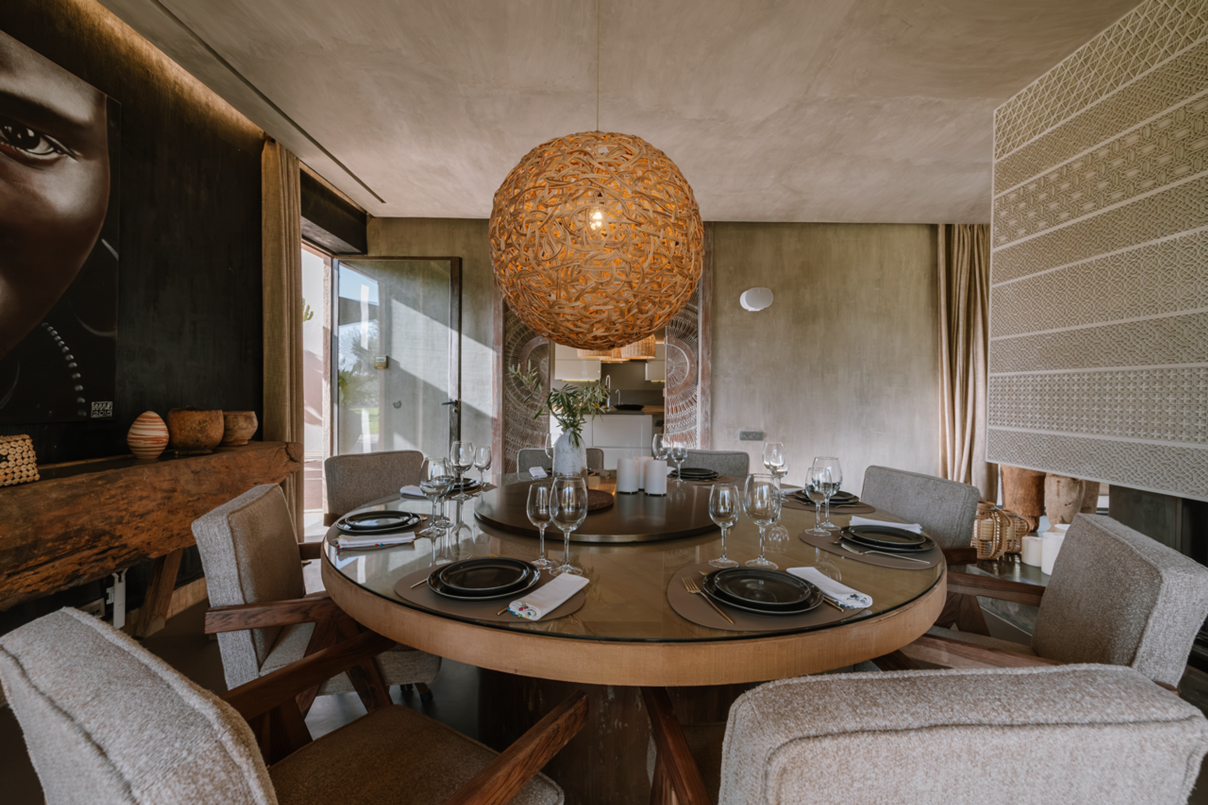 Villa rose des sables