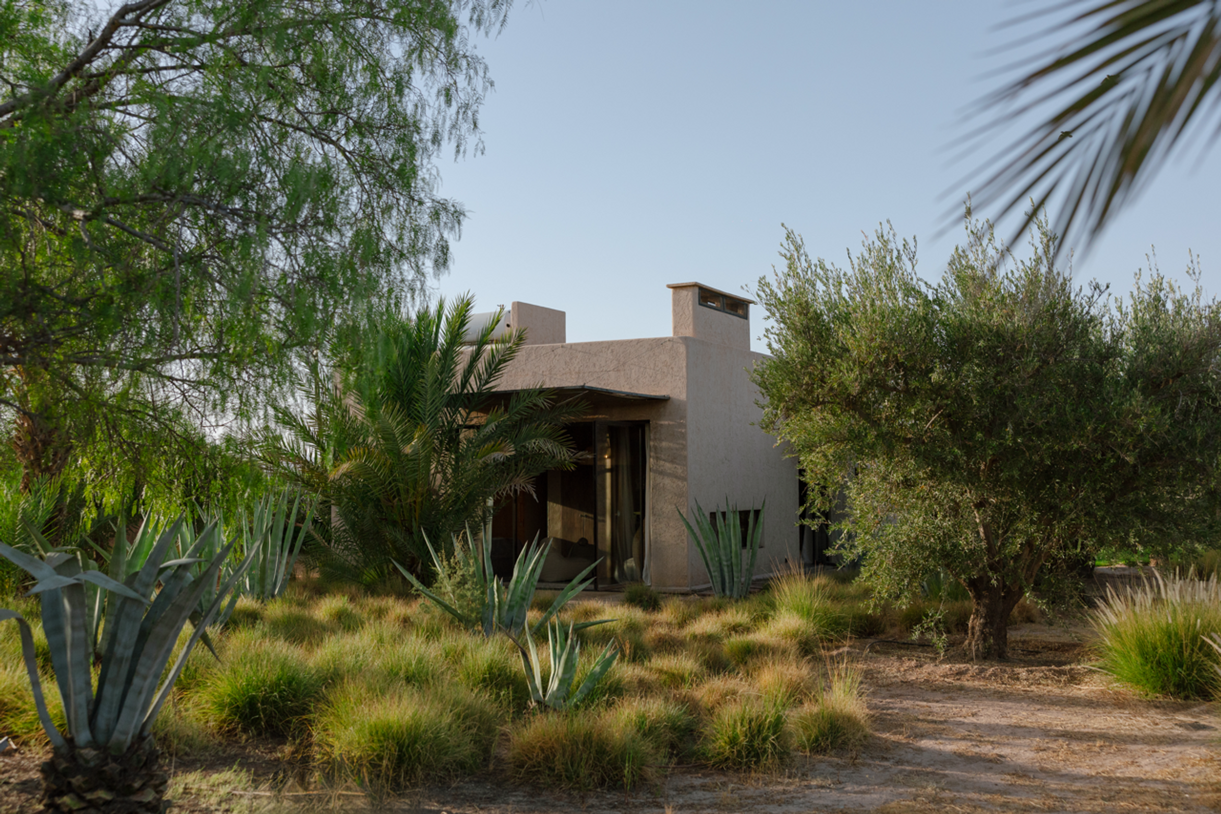 Villa rose des sables
