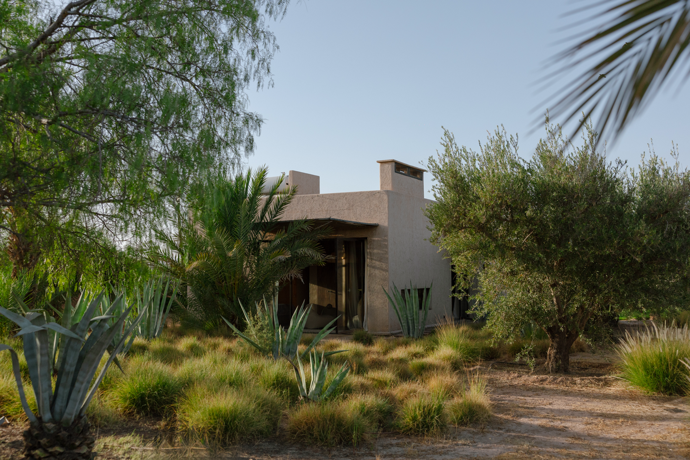 Villa rose des sables