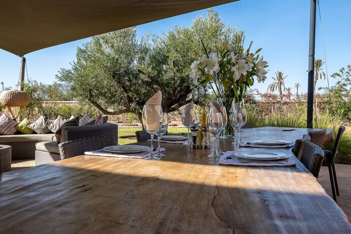 Villa rose des sables
