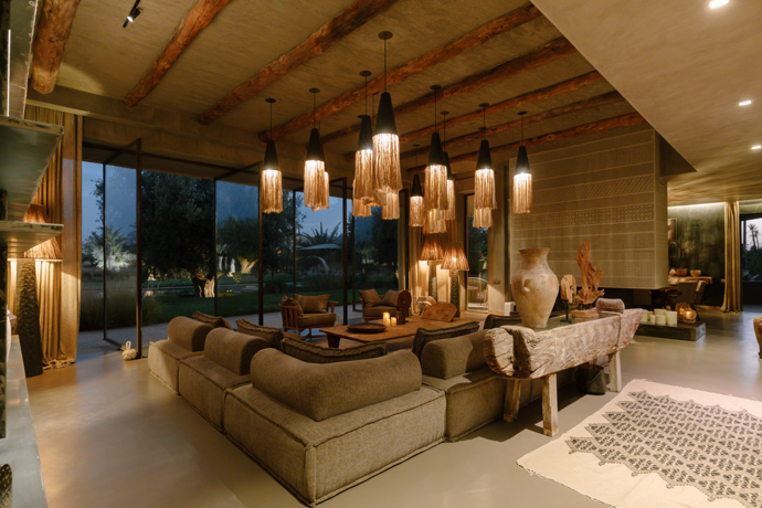 Villa rose des sables