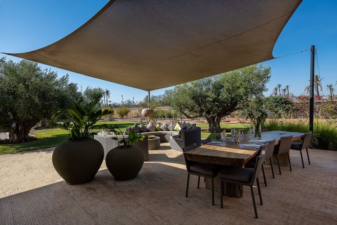 Villa rose des sables