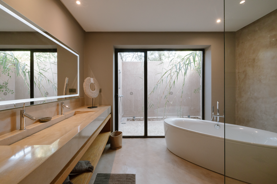 Villa rose des sables