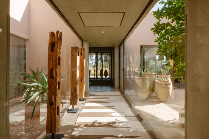 Villa rose des sables