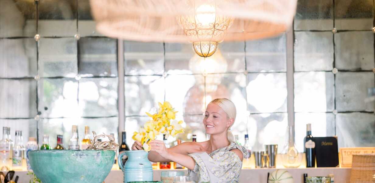 bar with art deco in a villa in Saint-tropez