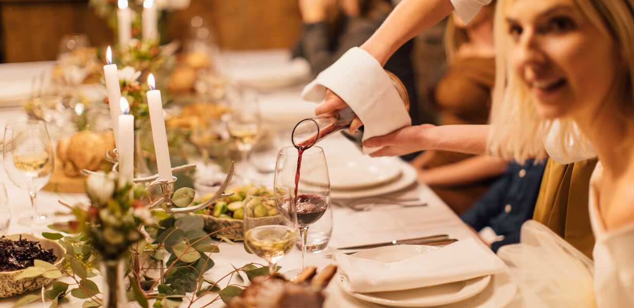 Christmas family diner