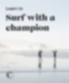 Learn to surf with a champion